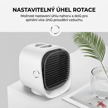 Mini přenosný ochlazovač vzduchu | Bez vrtání | Nízká spotřeba | Tichý provoz