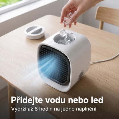Mini přenosný ochlazovač vzduchu | Bez vrtání | Nízká spotřeba | Tichý provoz