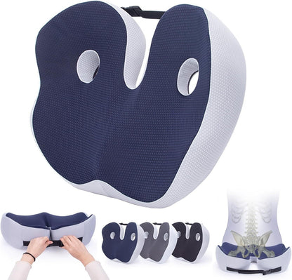 Paměťový pěnový sedák – ergonomický polštář, vhodný pro osoby, které dlouho sedí