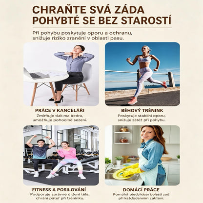 Ergonomický korektor držení těla – pomáhá zmírnit únavu a bolest ramen, zad a beder