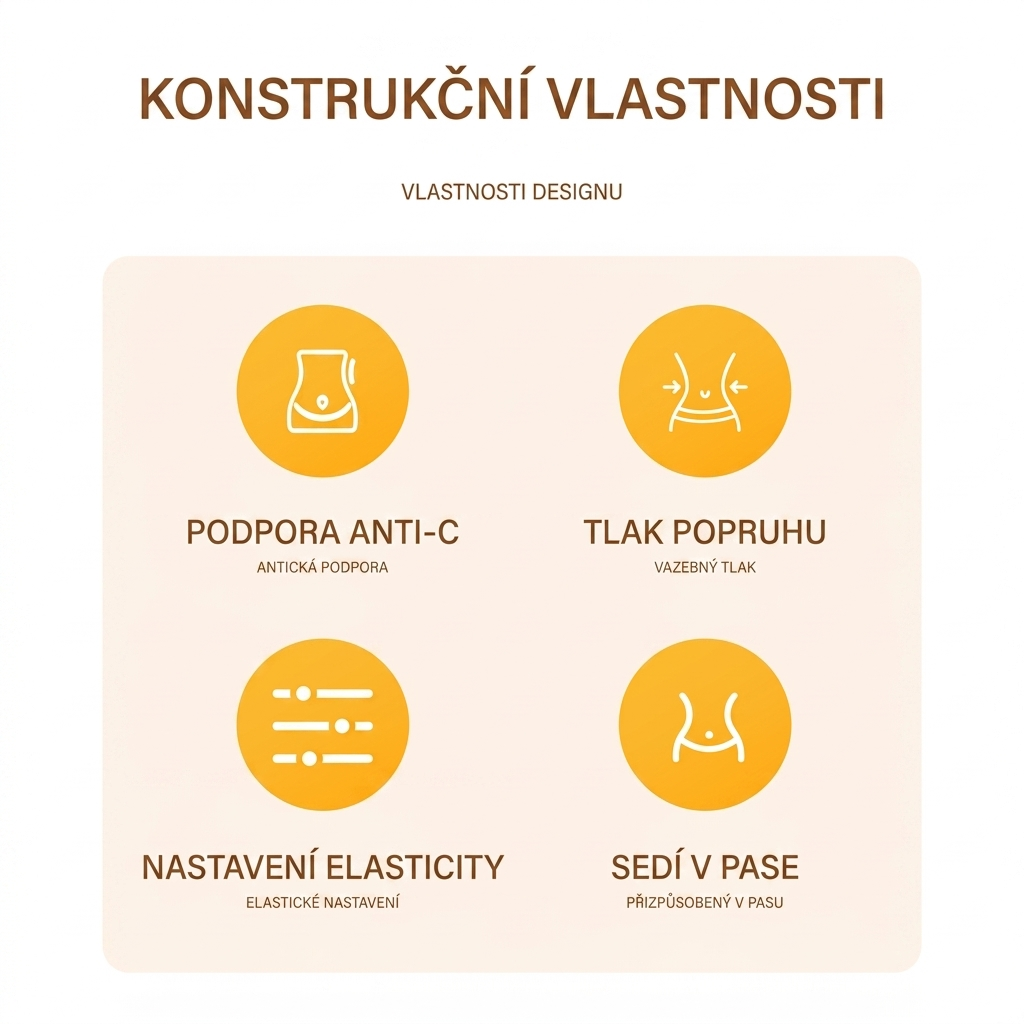 Ergonomický korektor držení těla – pomáhá zmírnit únavu a bolest ramen, zad a beder