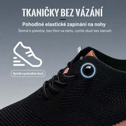 Pánské prodyšné pletené boty pro pohodlnou chůzi
