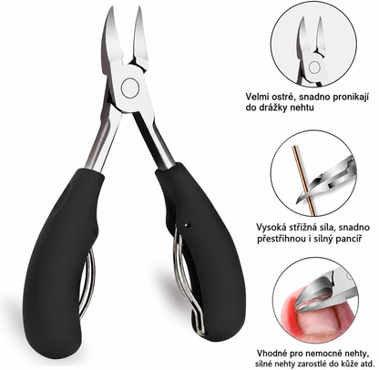 ✂️ Profesionální nerezový kleště na nehty – snadné, bezpečné a přesné stříhání i silných nehtů