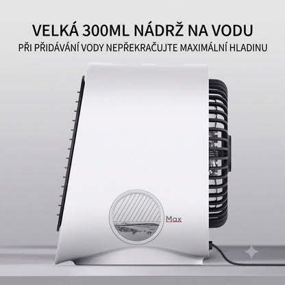 Mini přenosný ochlazovač vzduchu | Bez vrtání | Nízká spotřeba | Tichý provoz