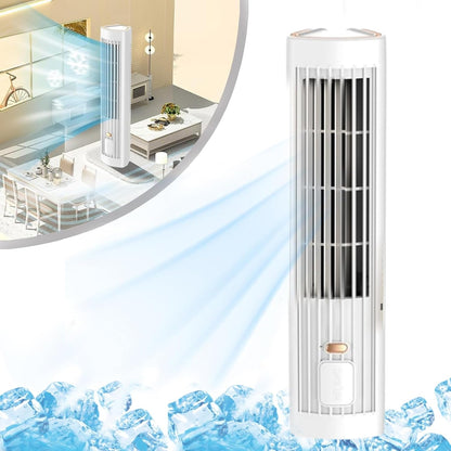 ❄️ Přenosný chladicí ventilátor,Přenosný ventilátor klimatizace s chladicím ventilátorem s velkou rychlostí baterie pro kancelář, kempování a venkovní použití