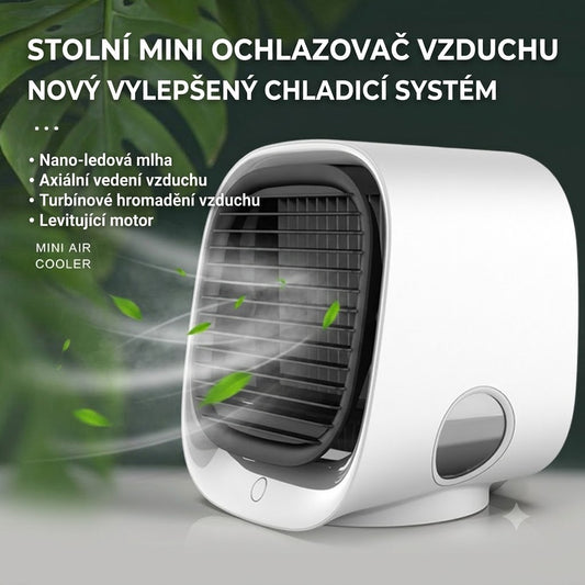 Mini přenosný ochlazovač vzduchu | Bez vrtání | Nízká spotřeba | Tichý provoz