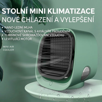 Mini přenosný ochlazovač vzduchu | Bez vrtání | Nízká spotřeba | Tichý provoz