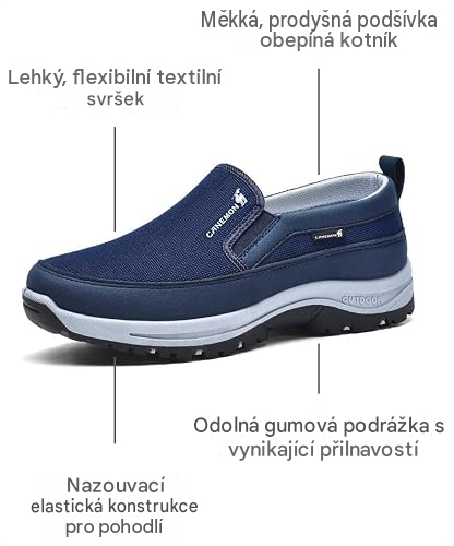 Inovativní obuv se speciálním odpružením, navržená odborníky pro větší pohodlí a podporu při vašich každodenních potížích s chodidly!