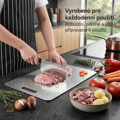 Prémiové kuchyňské prkénko z potravinářského materiálu – hygienické, odolné a snadno čistitelné