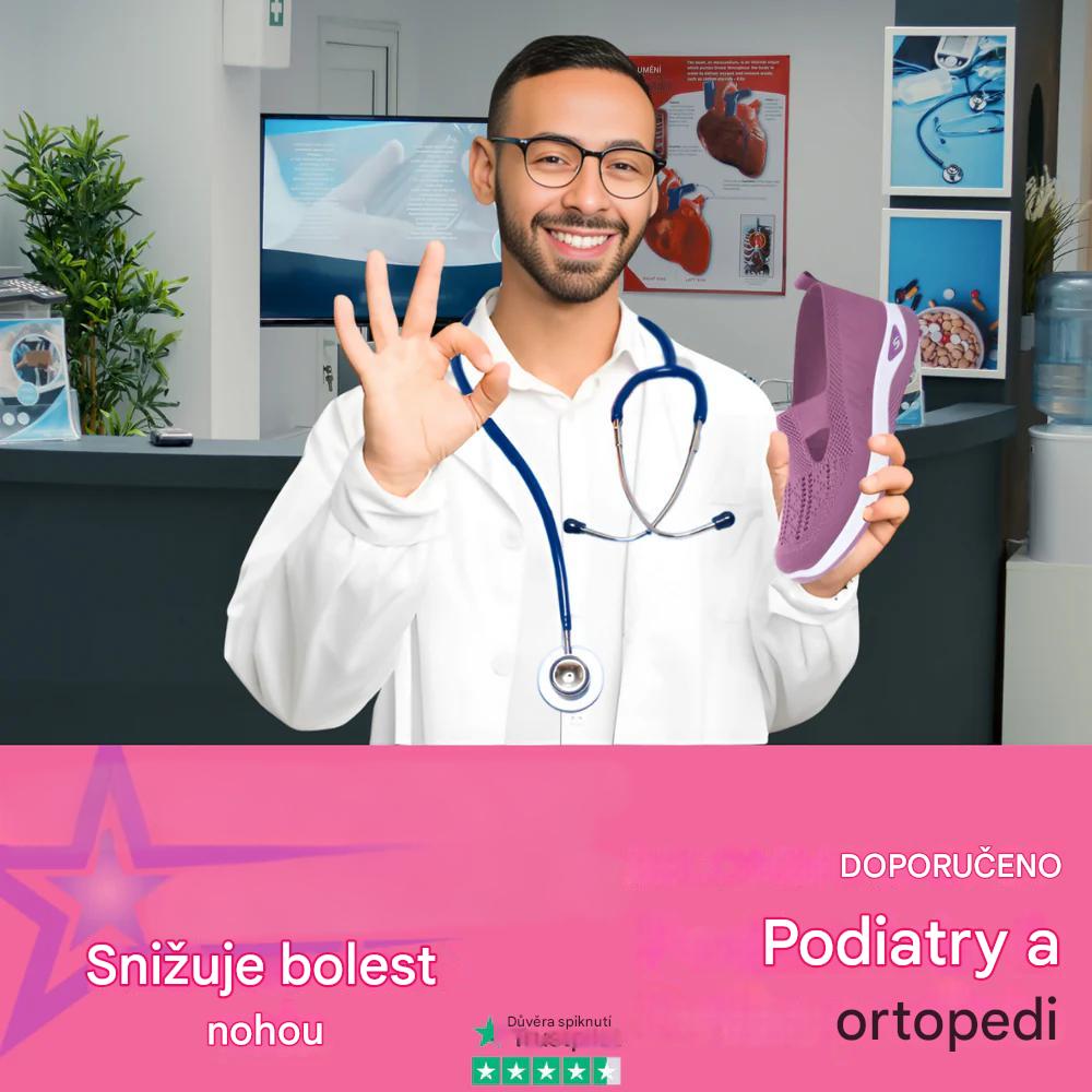 Dámské ortopedické boty na jaro a léto s podporou klenby – pohodlné na celodenní nošení