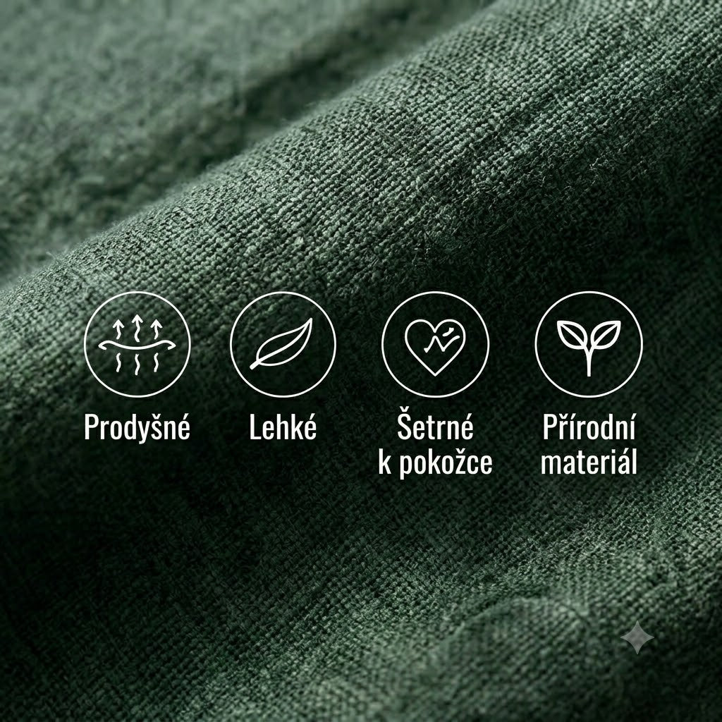 ☀️Pánské lehké lněné kraťasy – prodyšné letní šortky na dovolenou👖