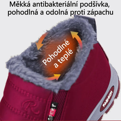 Zimní protiskluzové a zateplené boty pro muže i ženy se slabší rovnováhou – ulevují od tlaku na kolena(unisex)
