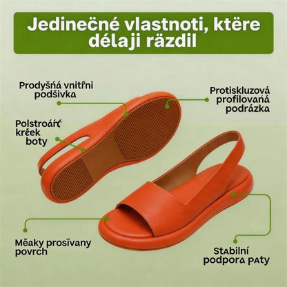 Pohodia Dámské pohodlné ergonomické sandály – lehké, stabilní, prodyšné pro celodenní pohodlí