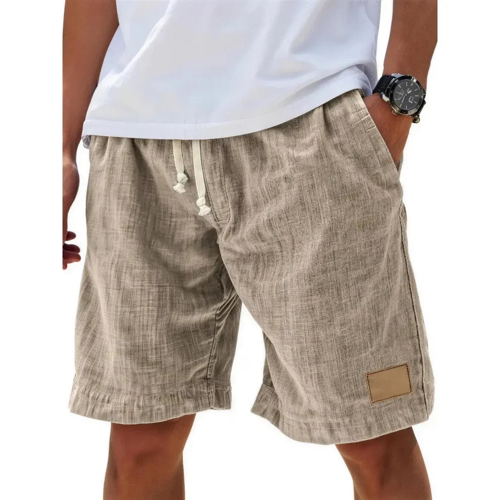 ☀️Pánské lehké lněné kraťasy – prodyšné letní šortky na dovolenou👖