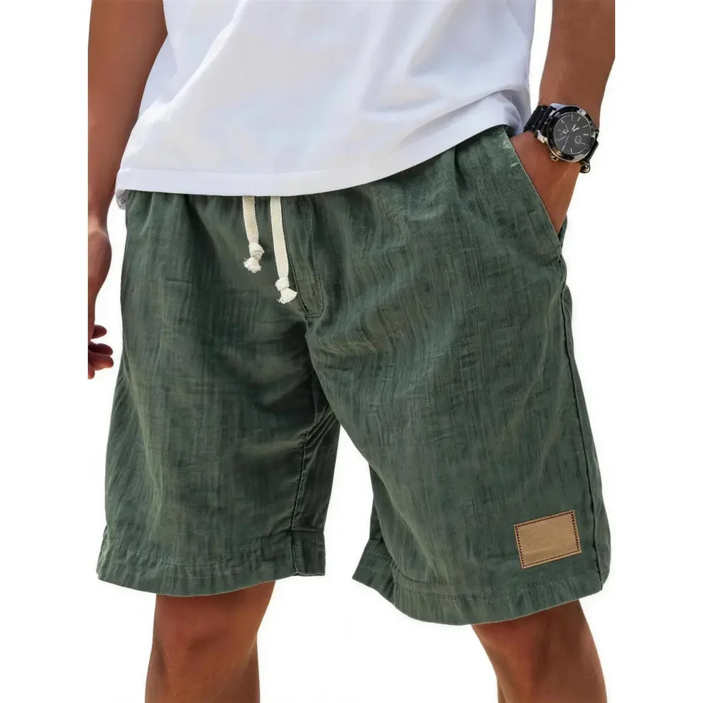 ☀️Pánské lehké lněné kraťasy – prodyšné letní šortky na dovolenou👖