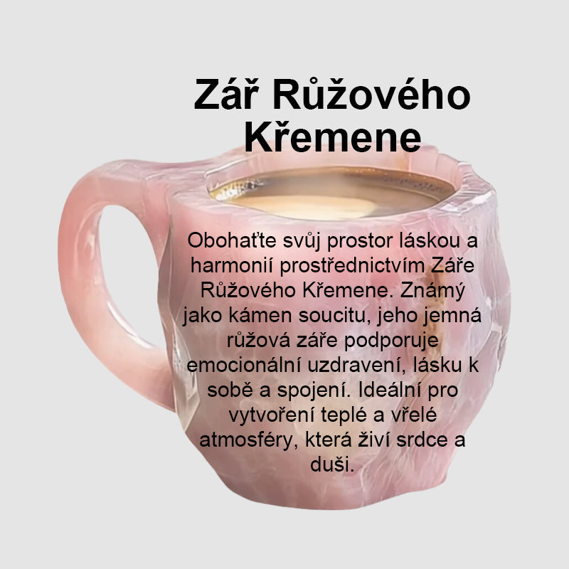 Vintage ručně malovaný elegantní křišťálový hrnek – stylový doplněk do každé domácnosti
